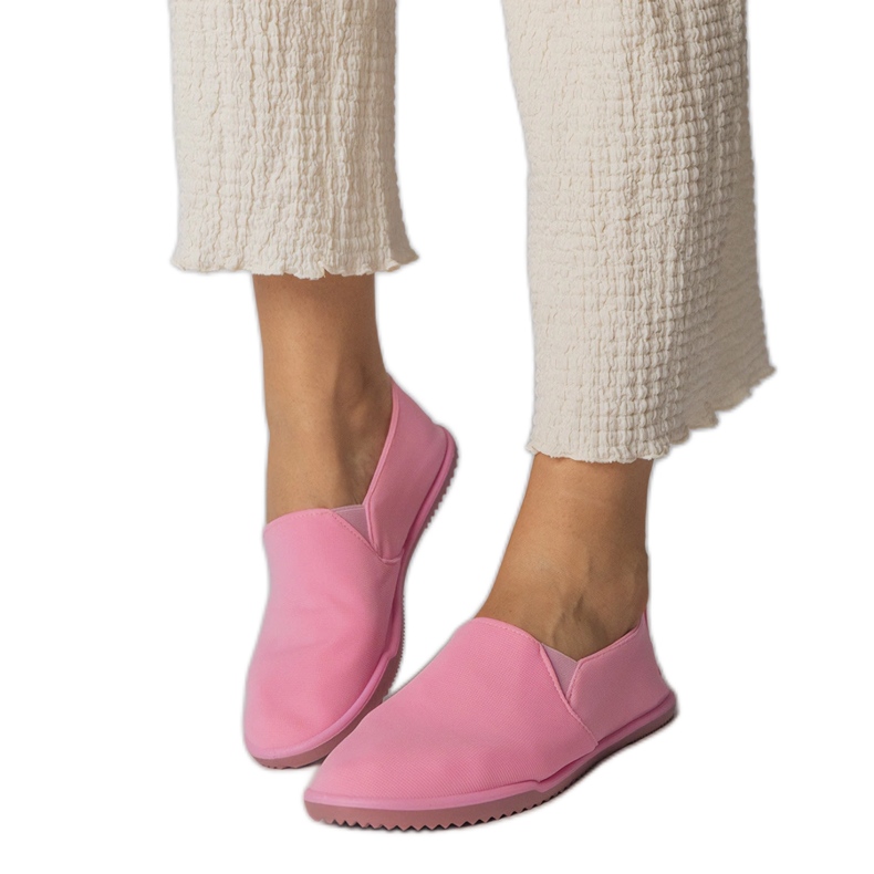 Tênis de deslizamento feminino rosa