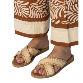 Chinelos femininos bege femininos Chinelos femininos bege femininos