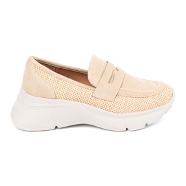 Seastar Sapatos bege leves em uma sola grossa