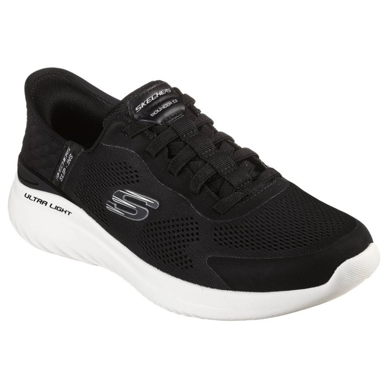 Sapatos Skechers Slip-Inss Bounder 2.0. Emergiu 232459-BKW preto