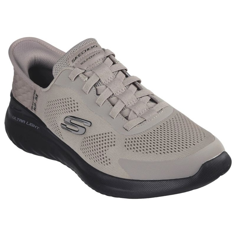 Sapatos Skechers Slip-Inss Bounder 2.0. Emergiu 232459-tpbk castanho