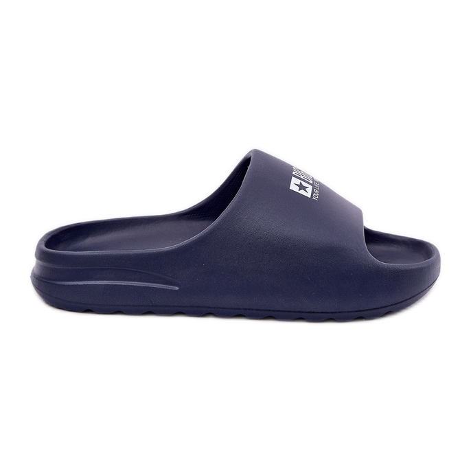 Big Star Flippers de espuma masculina com a grande estrela rr174a014 logotipo azul marinho