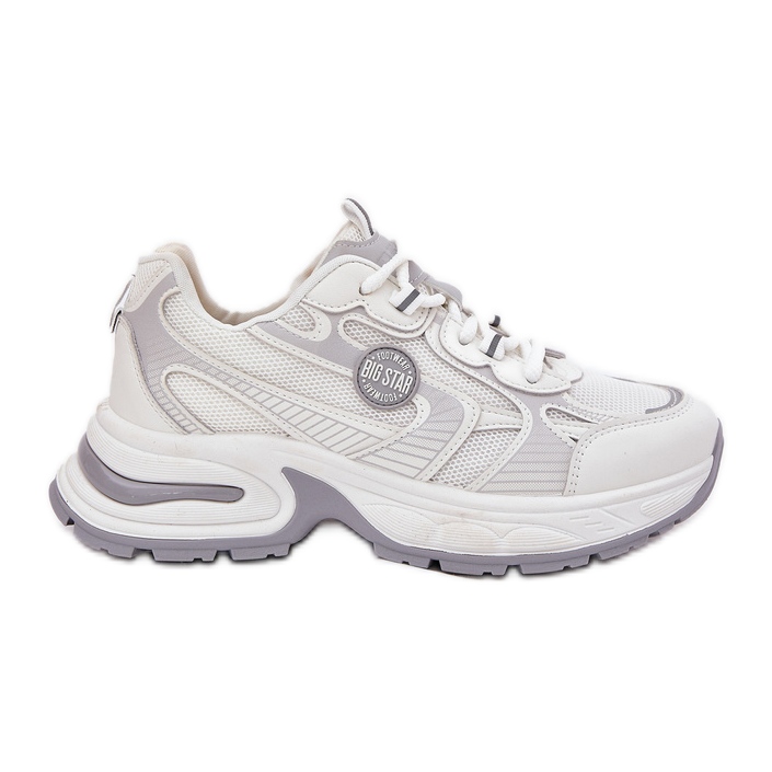 Big Star Tênis femininos grandes estrelas rr274a191 branco