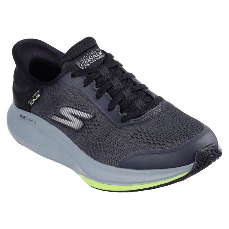 Skechers Slip-inss Go Walk Max Walker na próxima geração 216584-ccbk sapatos preto