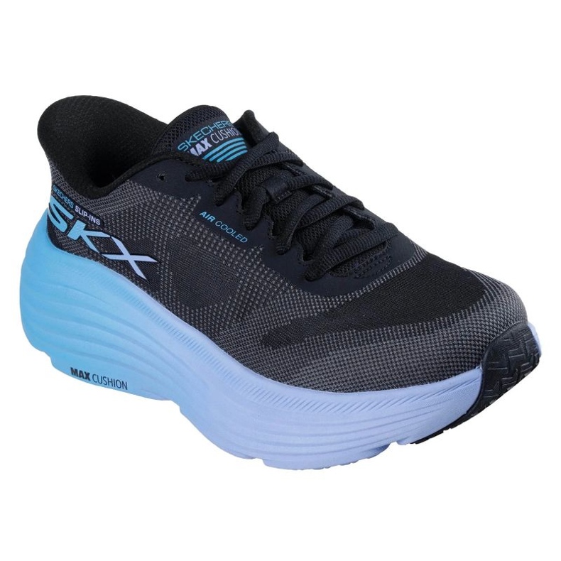 Skechers Slip-Inss Max Cushioning Endeavor-Hallandale 129473-BKBL preto