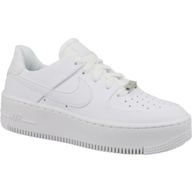 Nike Air Force 1 Sage Low AR5339-100 tênis de couro branco