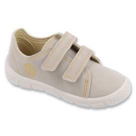 Esportes infantis Befado 909x008 Inserção de couro bege