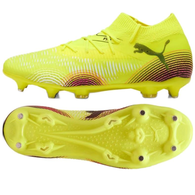Puma Future 8 Match MXSG 108367-03 Sapatos de futebol amarelo