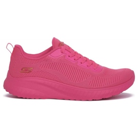 Skechers Bobs Squad Chaos-Cool Rytms 117216-NCOR Shoes rosa