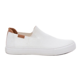 Slip-On Big Star RR274717 tênis femininos branco Slip-On Big Star RR274717 tênis femininos branco