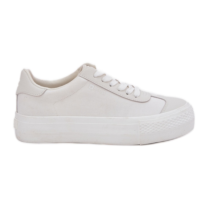 Tênis femininos na plataforma Big Star RR274337 White branco