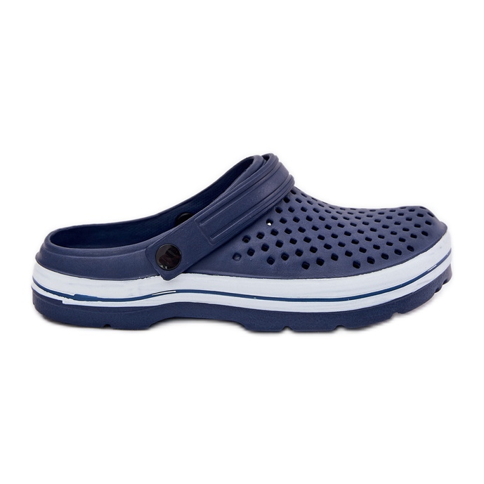 EVento Chinelos de espuma azul marinho masculino