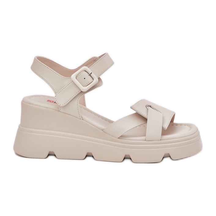 ARTIKER Sandálias de couro feminino para arte antiga 54c1624 bege