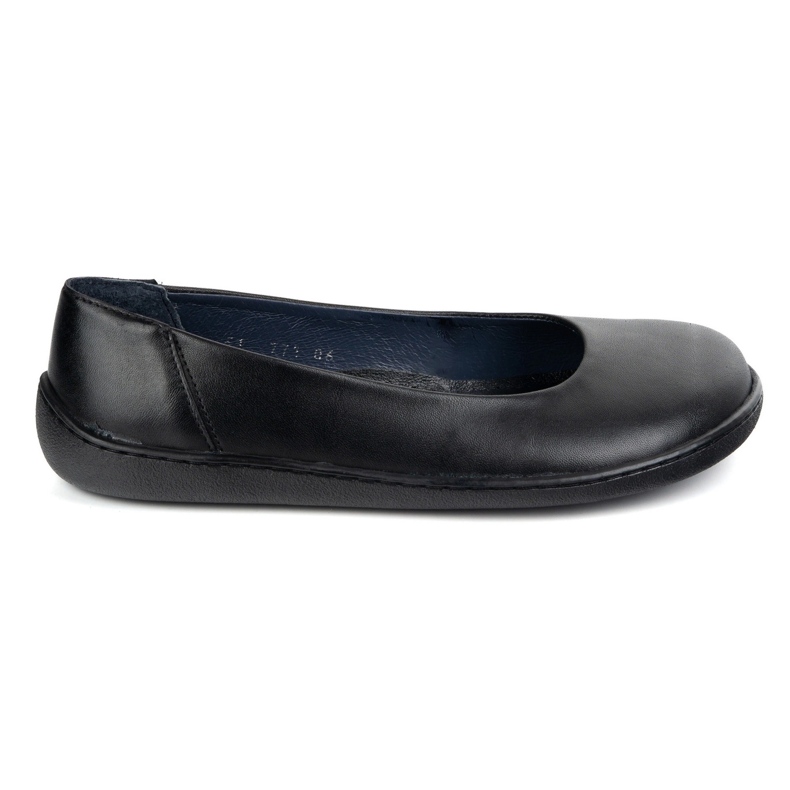 Olivier Sapatos de couro minimalista feminino descalço -pé -de -feminino -em 1771 pol preto