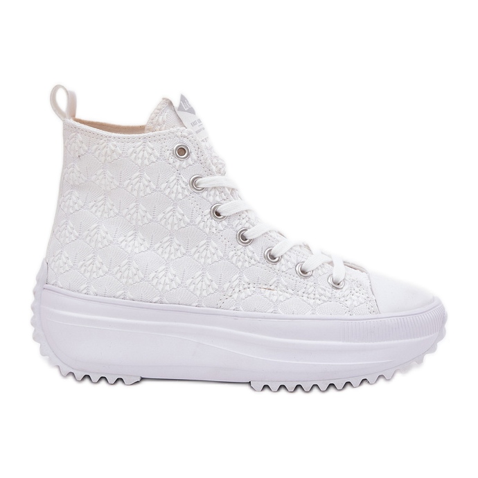 Tênis femininos altos Lee Cooper LCW-25-31-3461L White branco