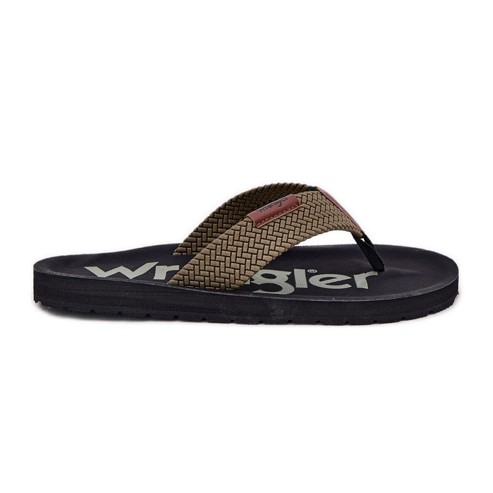 Flip -flops masculinos Wrangler Zane Flipflop Men Low 20251044.20251044.57b Verde