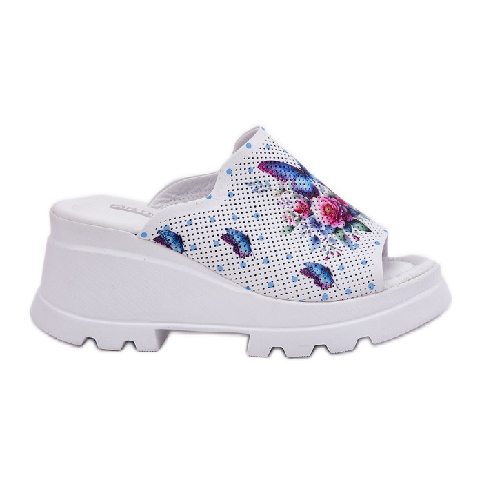 Flip de couro feminino Artiker 56c0428 branco