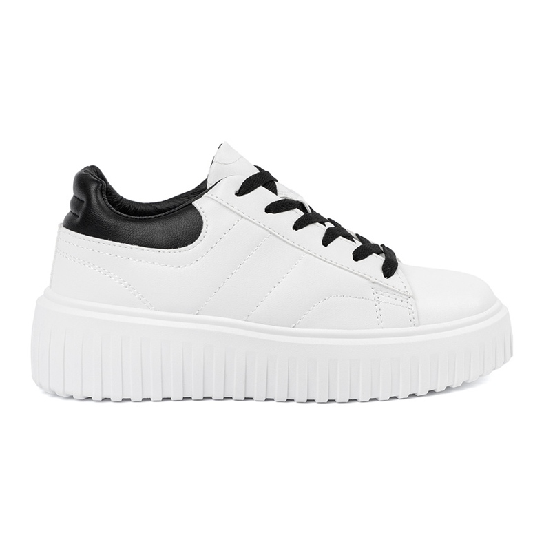 Shelvt Sapatos esportivos brancos femininos