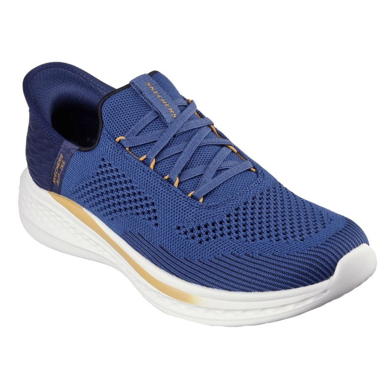 SKECHERS SLADE-QULTO 210810-BLU SAPATOS azul