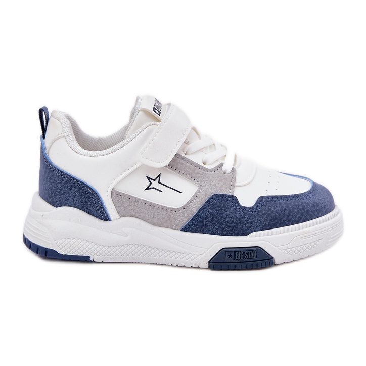 Big Star Tênis leves leves rr374053 branco e azul