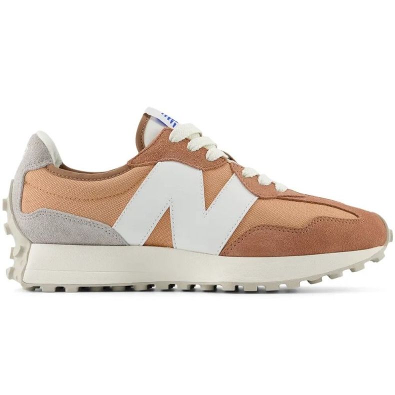 Sapatos esportivos femininos New Balance 327 Sneakers Suede Orange (U327CI) laranja