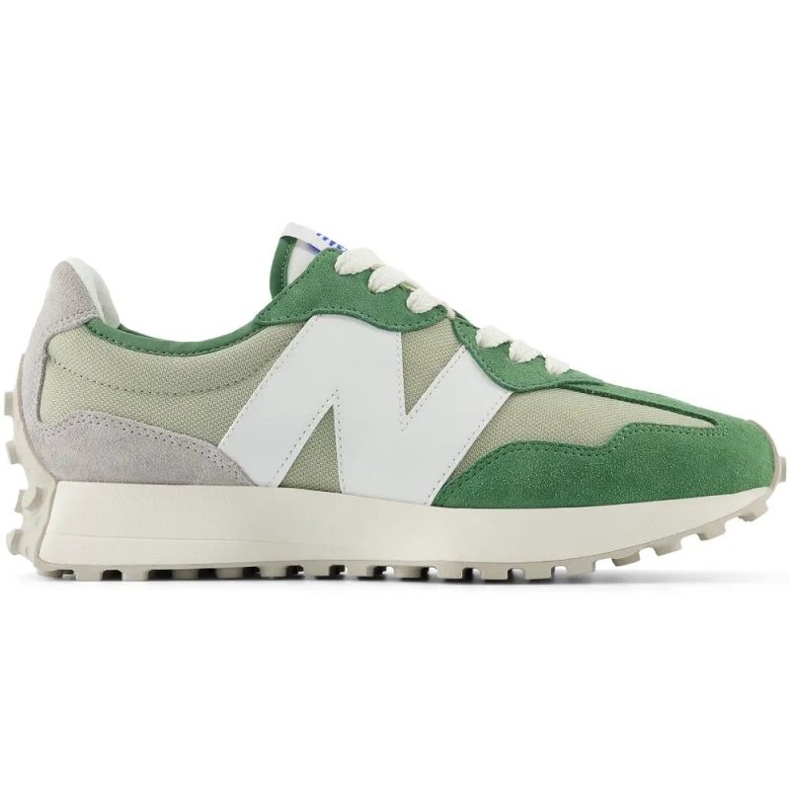 Tênis masculinos New Balance 327 Sapatos esportivos de camurça verde (U327ce)