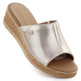 Flips femininos no Golden Wedge Sergio Leone KL-191 dourado