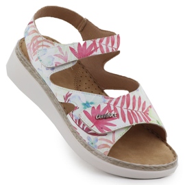 Sandálias femininas em cunha com flores brancas eventos branco