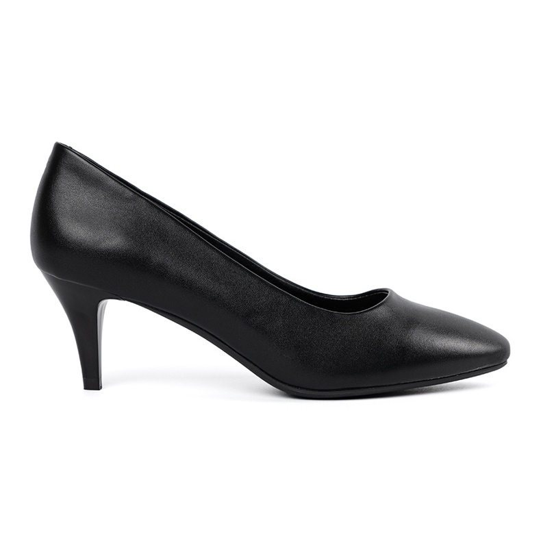 Black Classic Pumps Sergio Leone preto