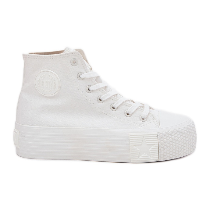 Tênis femininos na plataforma Big Star RR274743 Branco
