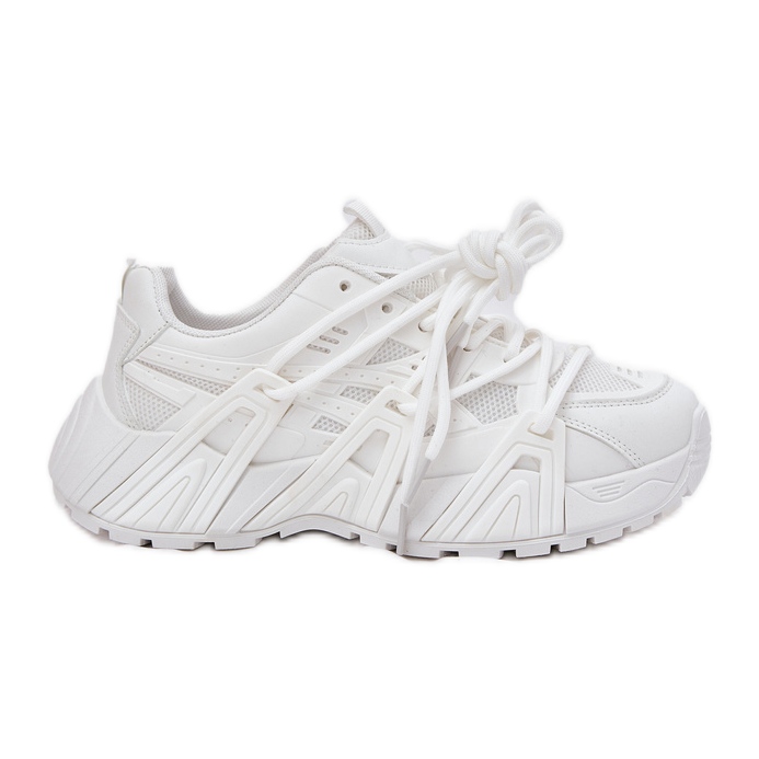 Tênis femininos com branco de laço duplo