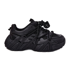 Inna Tênis femininos com preto de laço duplo Inna Tênis femininos com preto de laço duplo