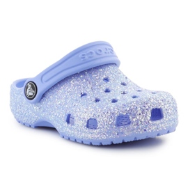 CROCS CLASSY GLITTER EXPRESSO T 206992-5Q6 FLAPS azul