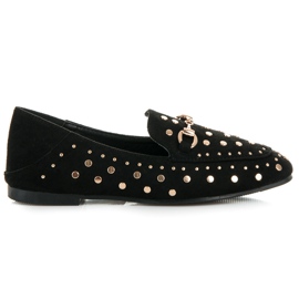Sergio Todzi Mocassins com strass preto