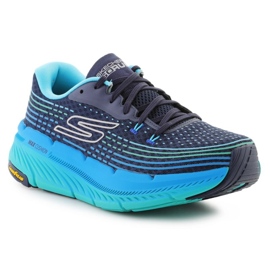 Tênis de corrida skechers max amortecimento premier 2.0 - vívido 2.0 220835 -nvbl azul