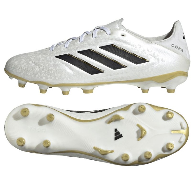 Adidas Copa Pure III League FG/MG JH6296 Sapatos de futebol branco