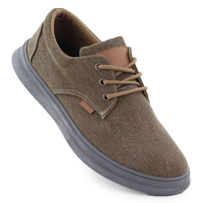 Sapatos casuais masculinos Brown Nowacki 1059-H bege