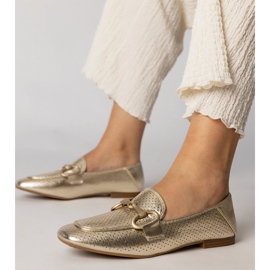 Ballerinas Golden Mulheres elegantes com um ornamento dourado Ballerinas Golden Mulheres elegantes com um ornamento dourado