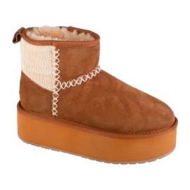 Emu Australia EMU Austrália Stinger Knit Flatform W13143-CHES castanho