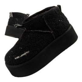 Sapatos, botas de neve karl lagerfeld thermo kl48522ww0s preto