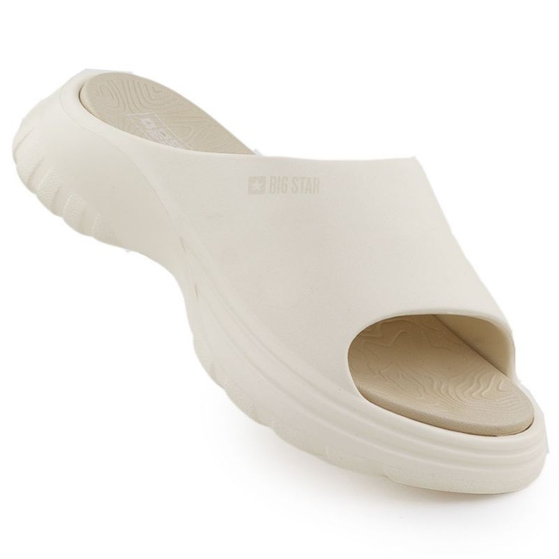 Slippers femininos Big Star RR274A579 Beige bege