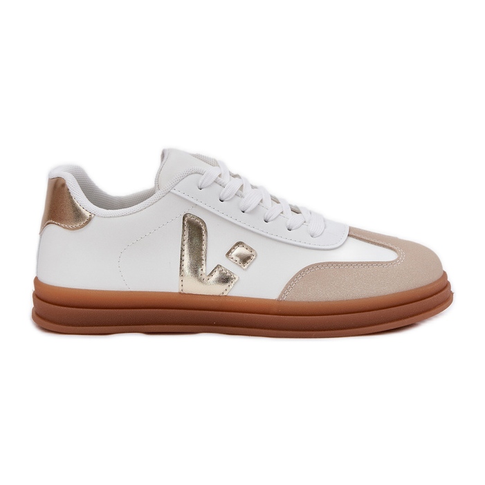 Tênis de couro branco