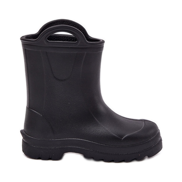 Galoshes infantis de Lemigo Doggy 735 Black preto