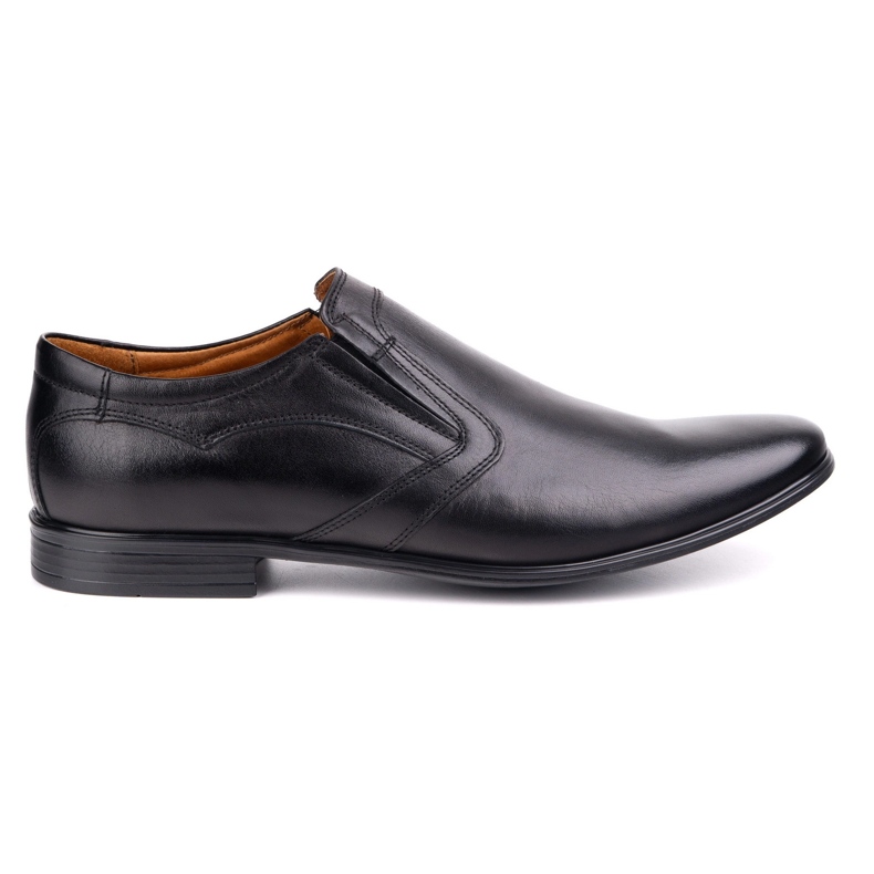 Olivier Sapatos formais de couro masculino 1035 preto