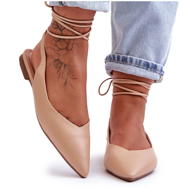 Ballerinas de nude bege