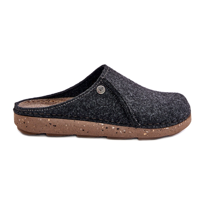 Slippers de casa masculinos Inblu MT000011 Graphite preto