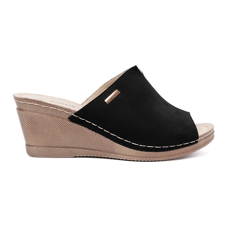 Goodin Flip preto feminino -Flops na plataforma