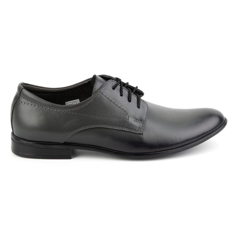 Olivier Sapatos masculinos couro formal 292l cinza