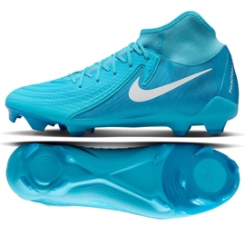 Nike Phantom Luna II Academia FG/MG FD6725-400 Sapatos de futebol azul