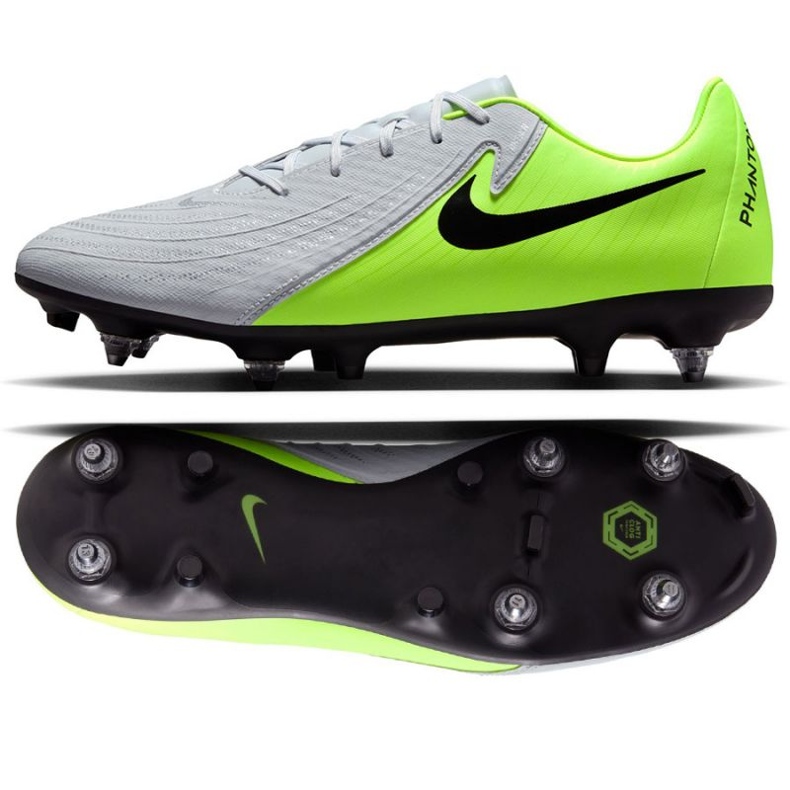 Nike Phantom GTX II Academia SG-Pro AC FJ2549-003 Sapatos de futebol verde